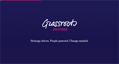 Desktop Screenshot of grassrootssolutions.com